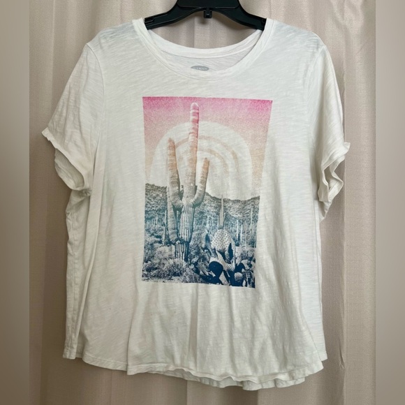 Old Navy Desert Cactus Graphic Tee Size XXL - Picture 1 of 5